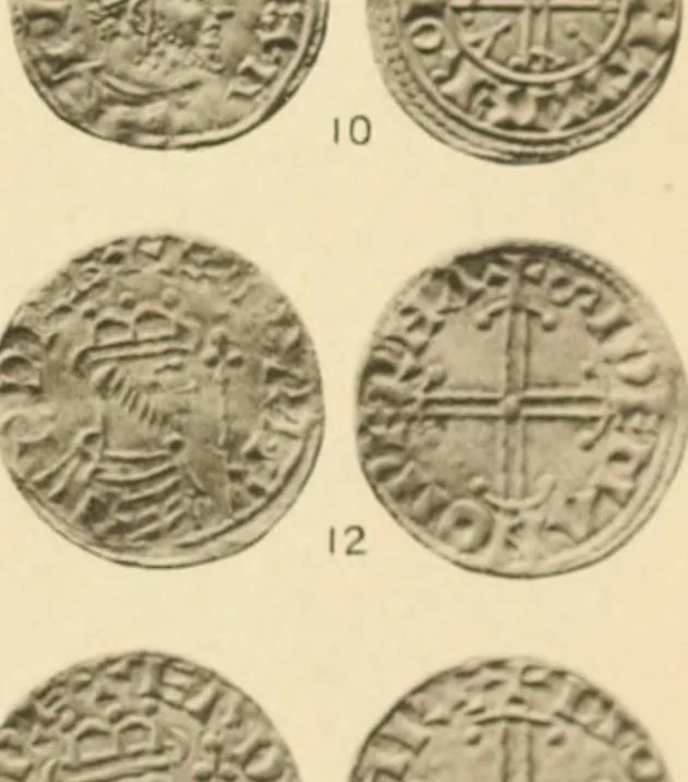 An illustration from A catalogue of English coins in the British museum. Anglo-Saxon series .., 1887, leaf 738