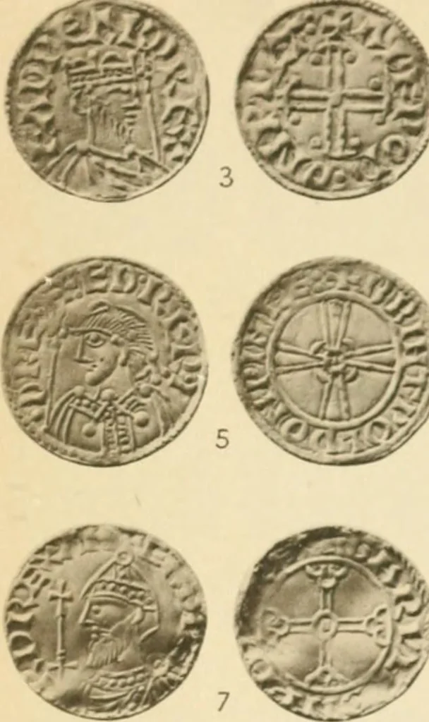 An illustration from A catalogue of English coins in the British museum. Anglo-Saxon series .., 1887, leaf 740