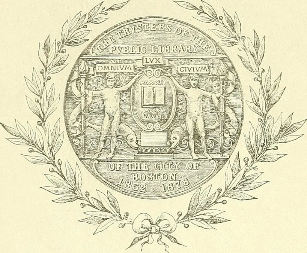An illustration from Catalogue of the entire cabinet of antique, medieval and modern coins, medals and jetons ...for many years known... as the Groux Collection... : auction by Messrs. Leavitt, April 7th, 8th and 9th, 1874..., 1874, leaf 1