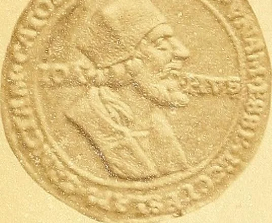 An illustration from Catalogue of the entire cabinet of antique, medieval and modern coins, medals and jetons ...for many years known... as the Groux Collection... : auction by Messrs. Leavitt, April 7th, 8th and 9th, 1874..., 1874, leaf 17