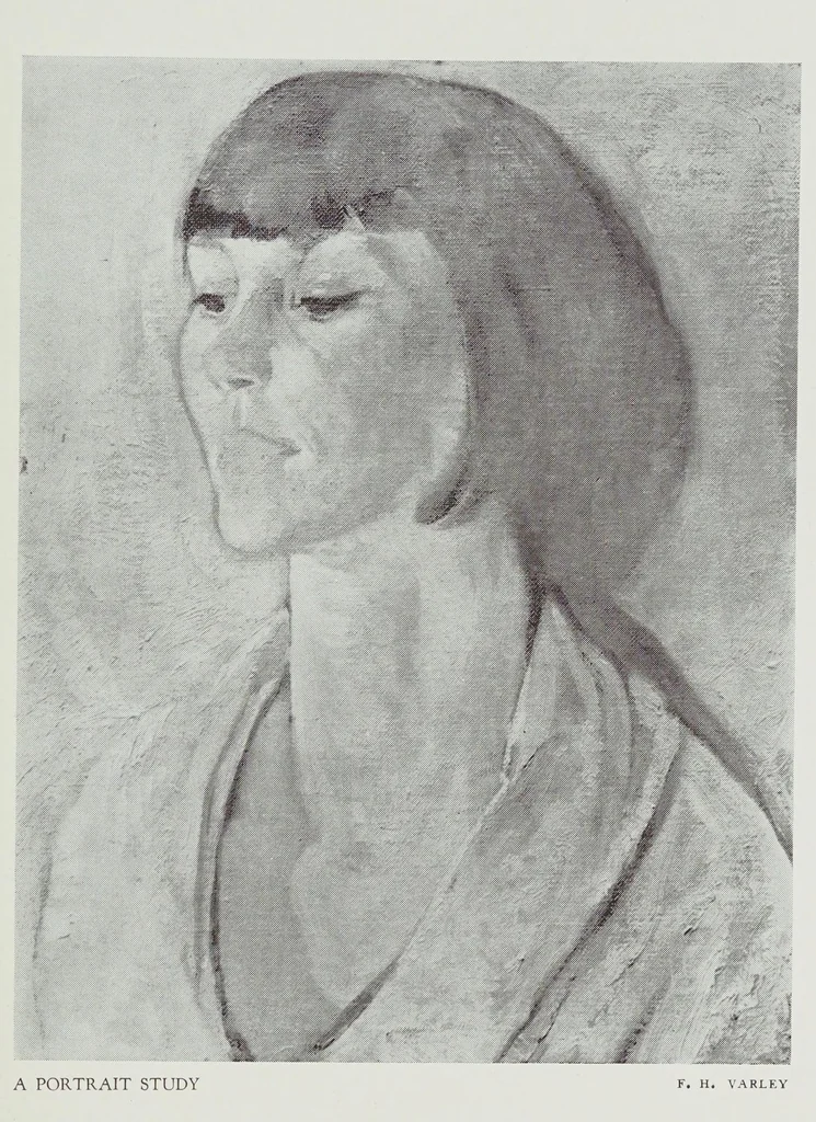 An illustration from Catalogue of an exhibition of the Group of Seven, Canadian Society of Painters in Water Colour, Society of Canadian Painter-Etchers, the Toronto Camera Club.--, 1930, leaf 11