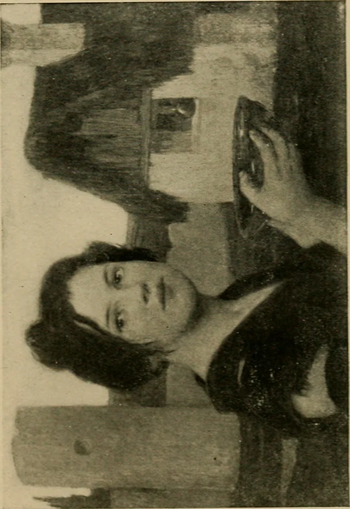 An illustration from Catalogue of an exhibition of contemporary German paintings, 1907, leaf 34