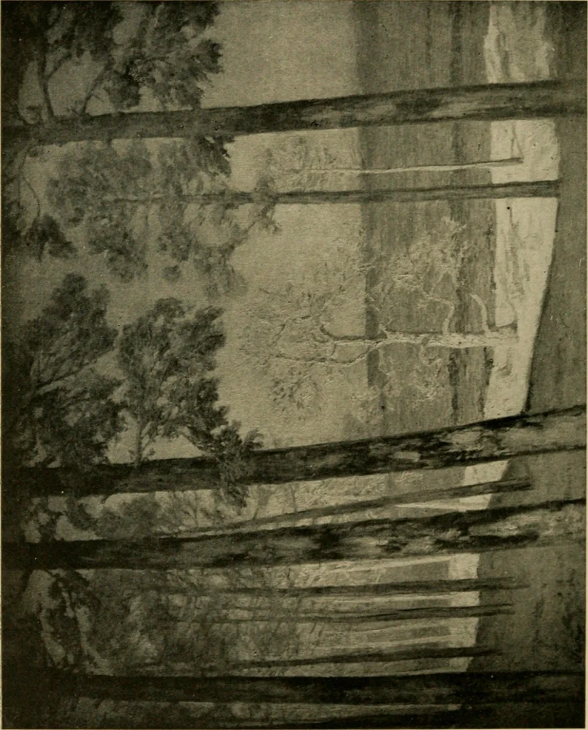 An illustration from Catalogue of an exhibition of contemporary German paintings, 1907, leaf 37