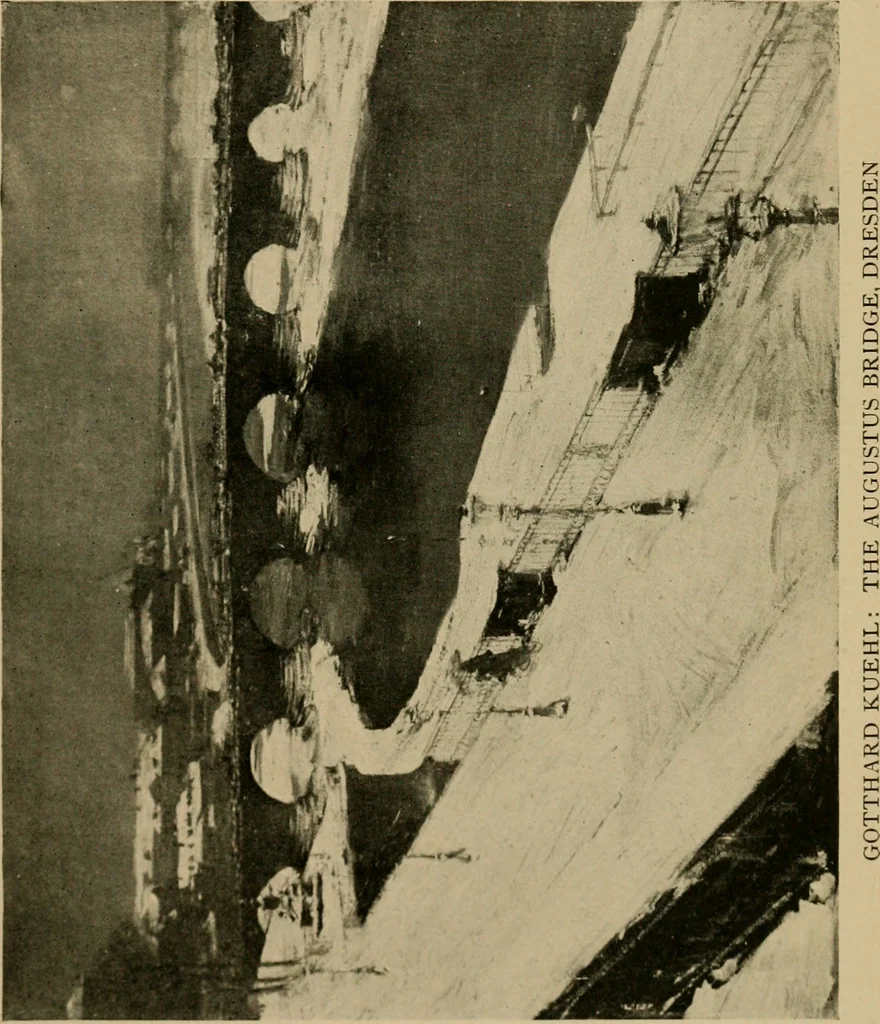 An illustration from Catalogue of an exhibition of contemporary German paintings, 1907, leaf 38