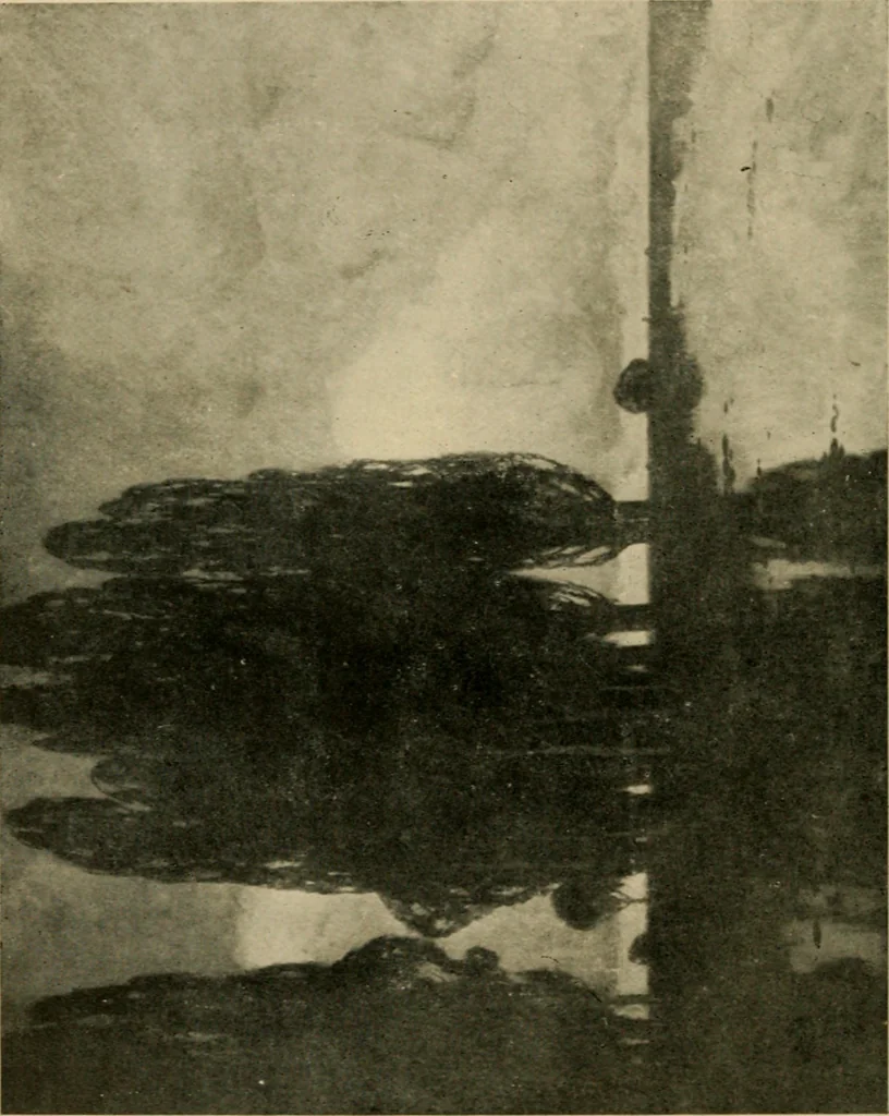 An illustration from Catalogue of an exhibition of contemporary German paintings, 1907, leaf 41