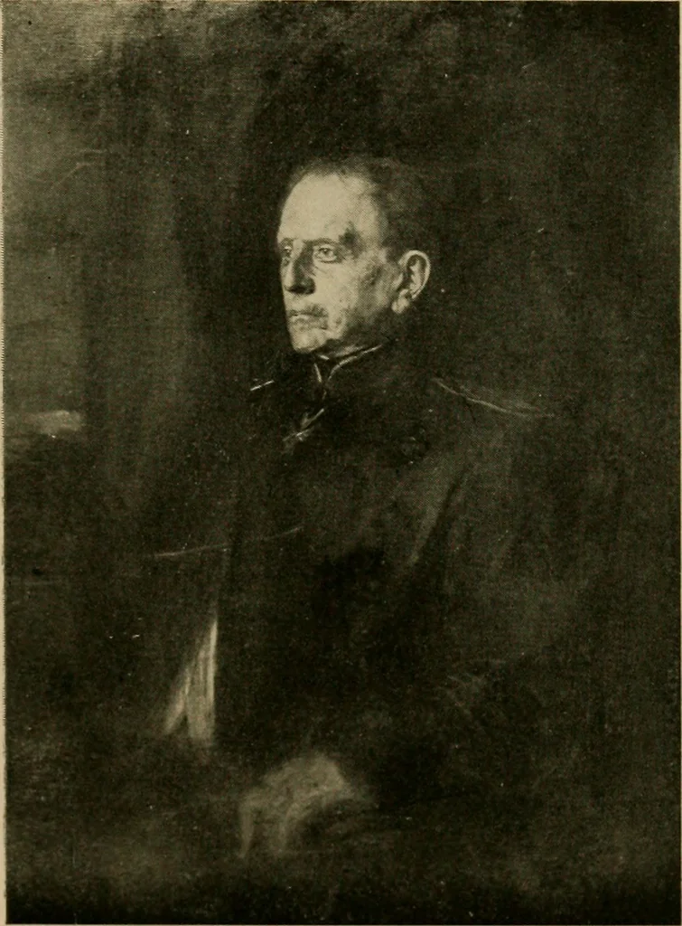 An illustration from Catalogue of an exhibition of contemporary German paintings, 1907, leaf 44