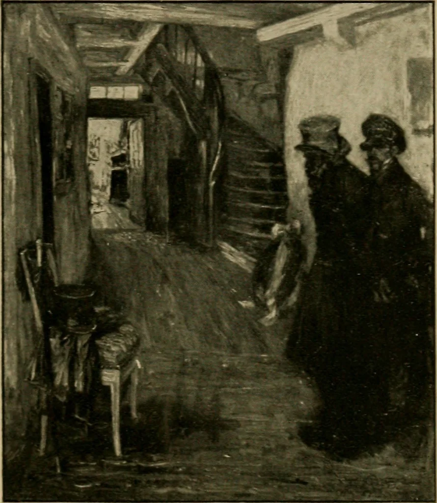 An illustration from Catalogue of an exhibition of contemporary German paintings, 1907, leaf 50