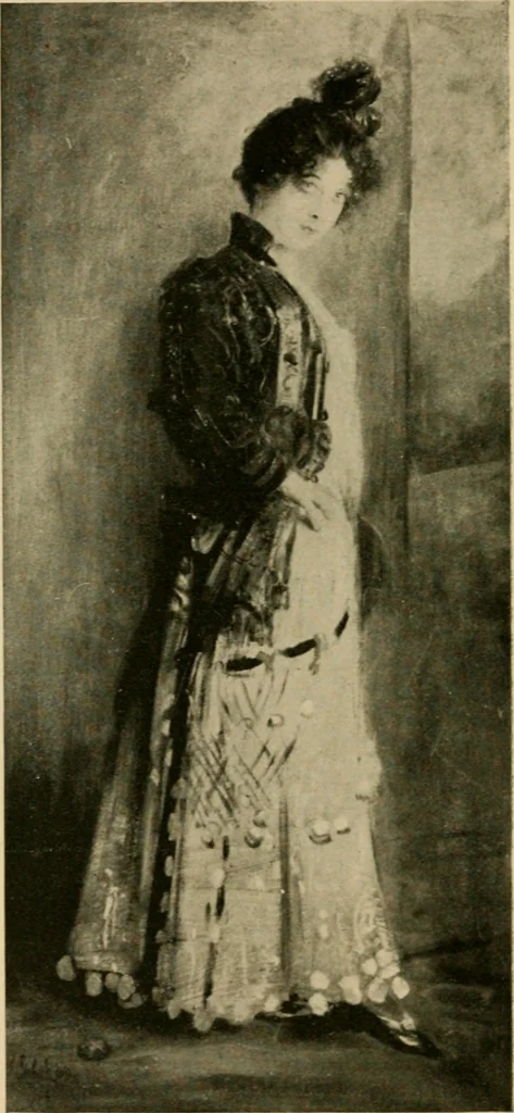 An illustration from Catalogue of an exhibition of contemporary German paintings, 1907, leaf 51