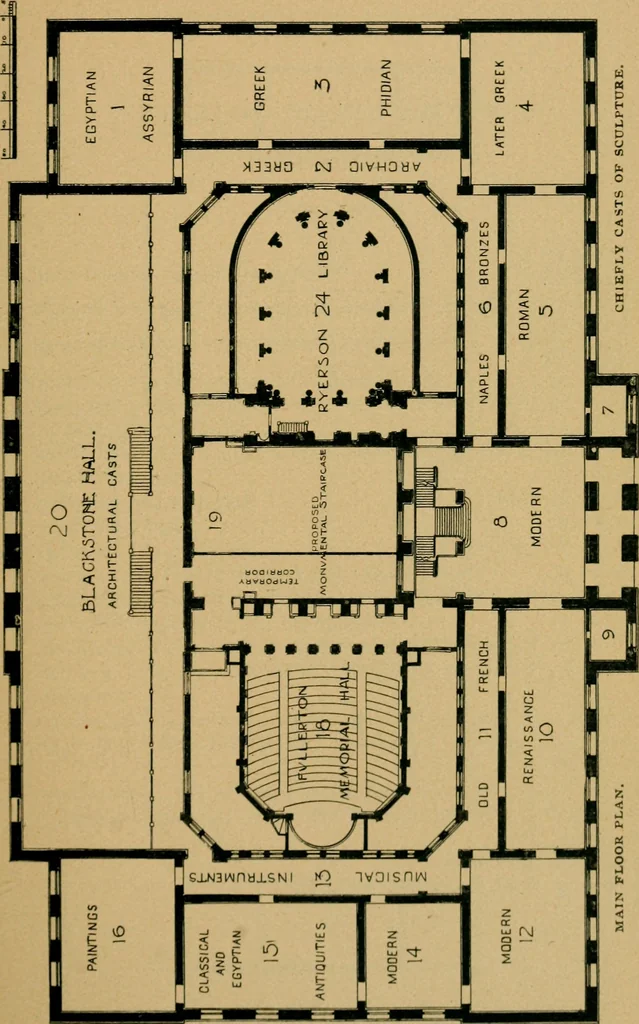 An illustration from Catalogue of an exhibition of contemporary German paintings, 1907, leaf 60
