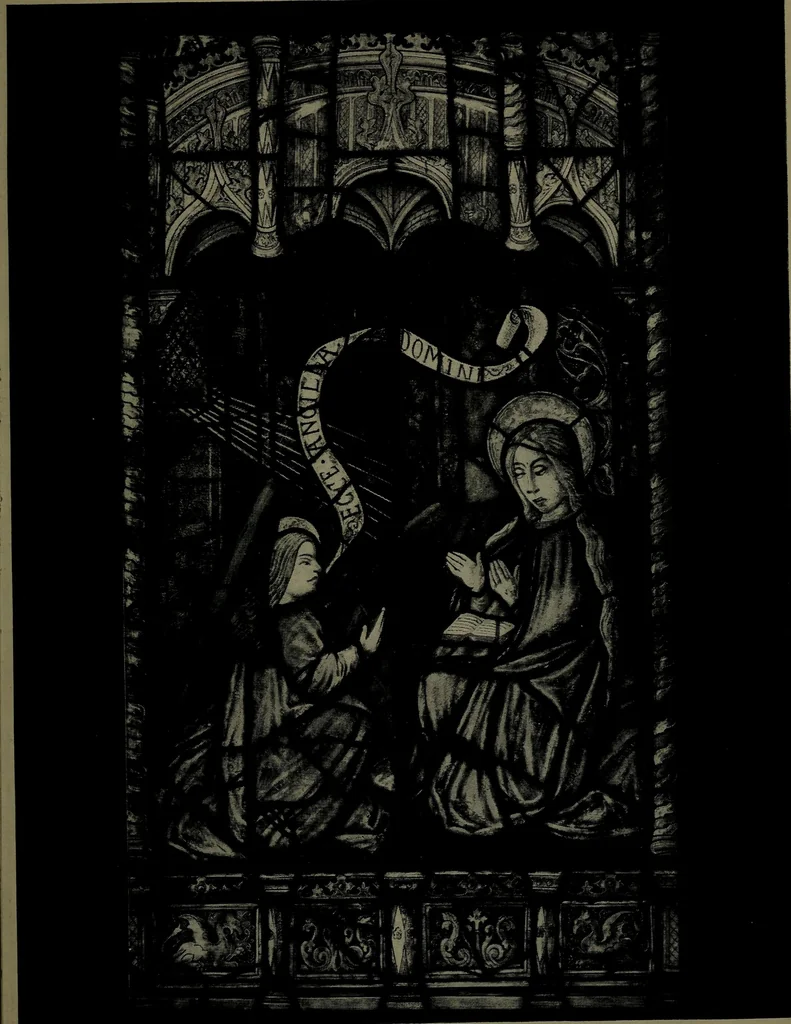 An illustration from Catalogue of an exhibition of stained glass from the XIth to the XVIIIth cent, 1920, leaf 106
