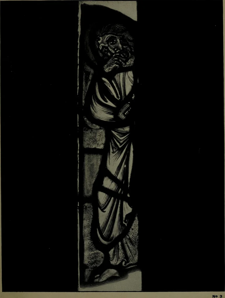 An illustration from Catalogue of an exhibition of stained glass from the XIth to the XVIIIth cent, 1920, leaf 28