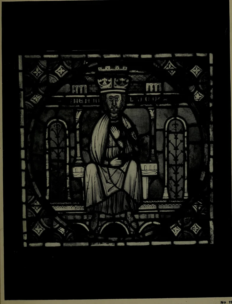 An illustration from Catalogue of an exhibition of stained glass from the XIth to the XVIIIth cent, 1920, leaf 56