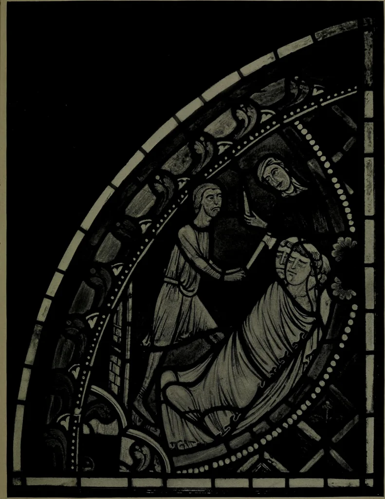An illustration from Catalogue of an exhibition of stained glass from the XIth to the XVIIIth cent, 1920, leaf 60