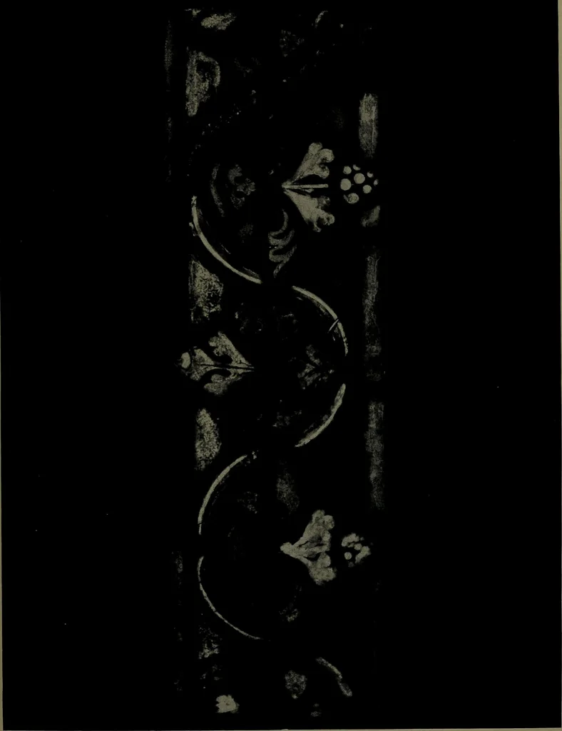 An illustration from Catalogue of an exhibition of stained glass from the XIth to the XVIIIth cent, 1920, leaf 76