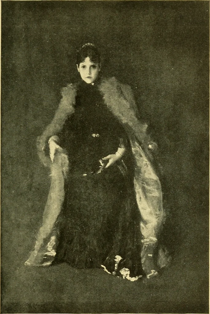 An illustration from Catalogue of the exhibition of paintings by Ten American painters, April 11 to May 3, 1908, 1908, leaf 14