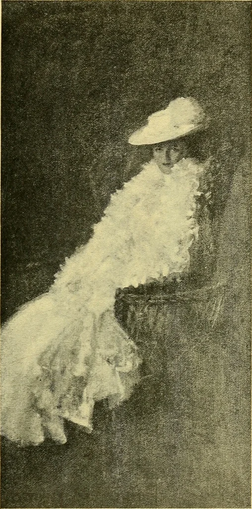 An illustration from Catalogue of the exhibition of paintings by Ten American painters, April 11 to May 3, 1908, 1908, leaf 16