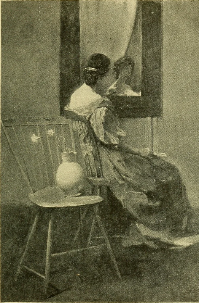 An illustration from Catalogue of the exhibition of paintings by Ten American painters, April 11 to May 3, 1908, 1908, leaf 26