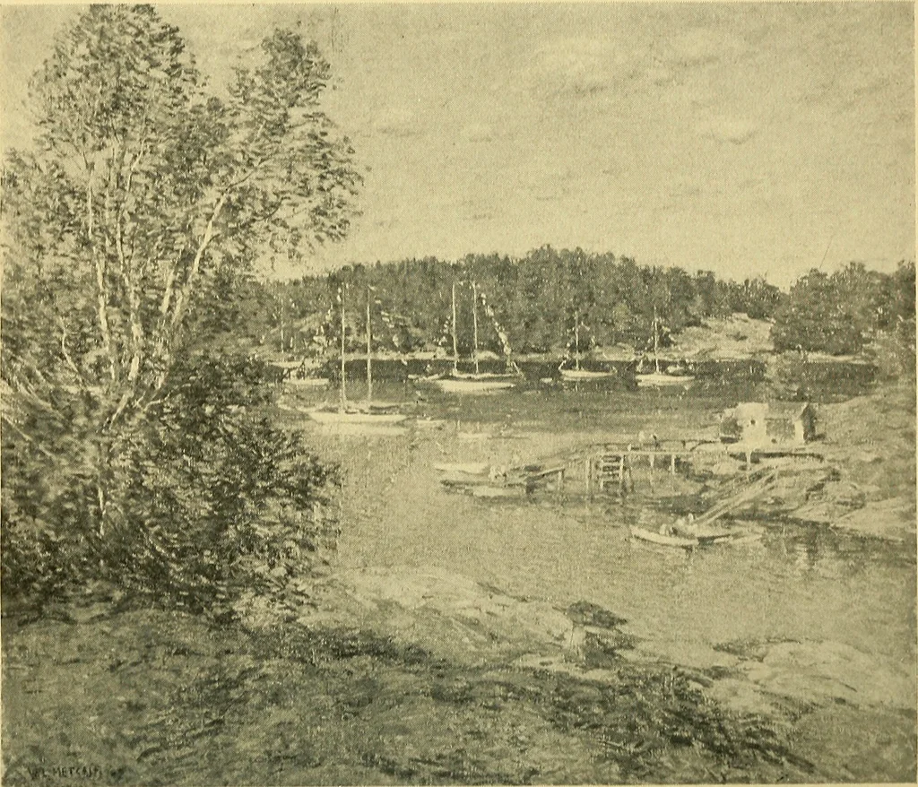 An illustration from Catalogue of the exhibition of paintings by Ten American painters, April 11 to May 3, 1908, 1908, leaf 39