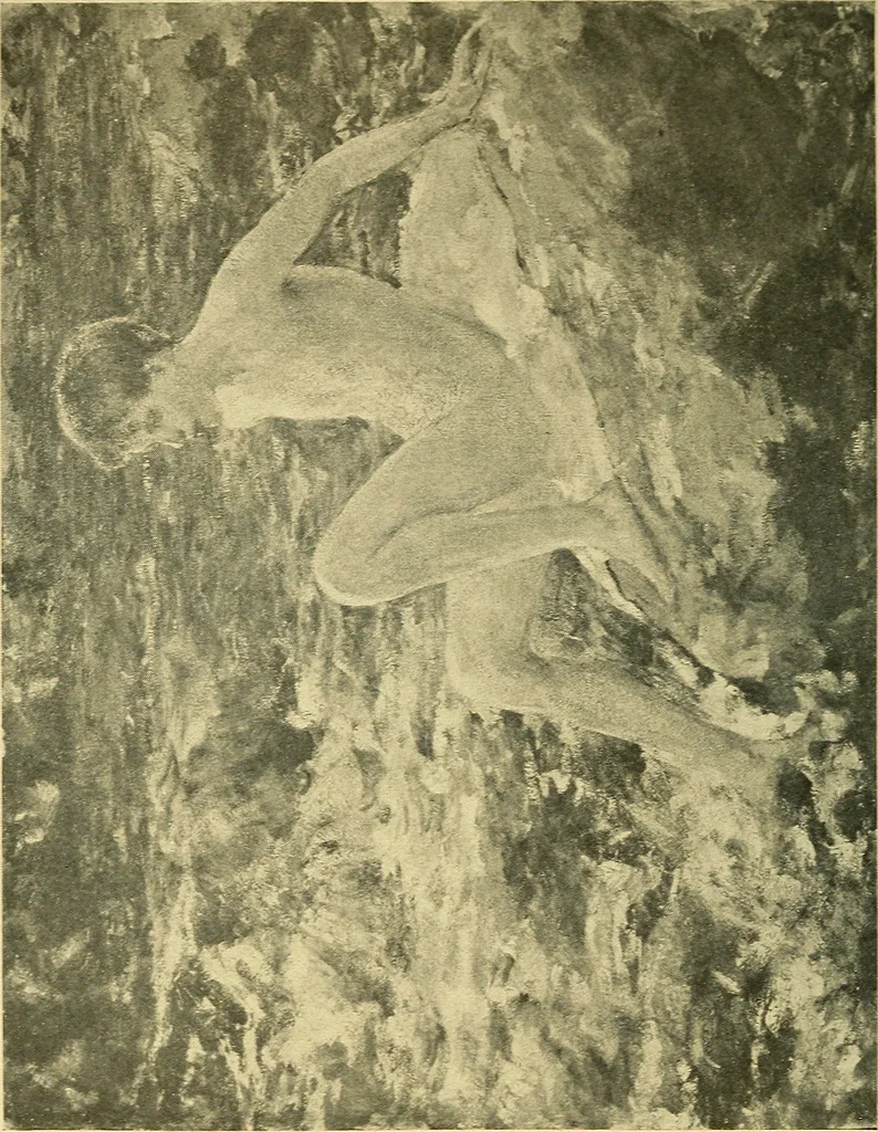 An illustration from Catalogue of the exhibition of paintings by Ten American painters, April 11 to May 3, 1908, 1908, leaf 45