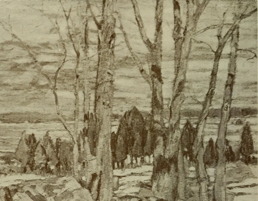 An illustration from Annual Exhibition Catalogue of the Royal Canadian Academy of Arts, 1915, 1915, leaf 23