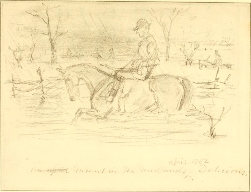 An illustration from Catalogue of an exhibition of works by John Leech : (1817-1864) held at the Grolier club from January 22 until March 8, 1914, 1914, leaf 204