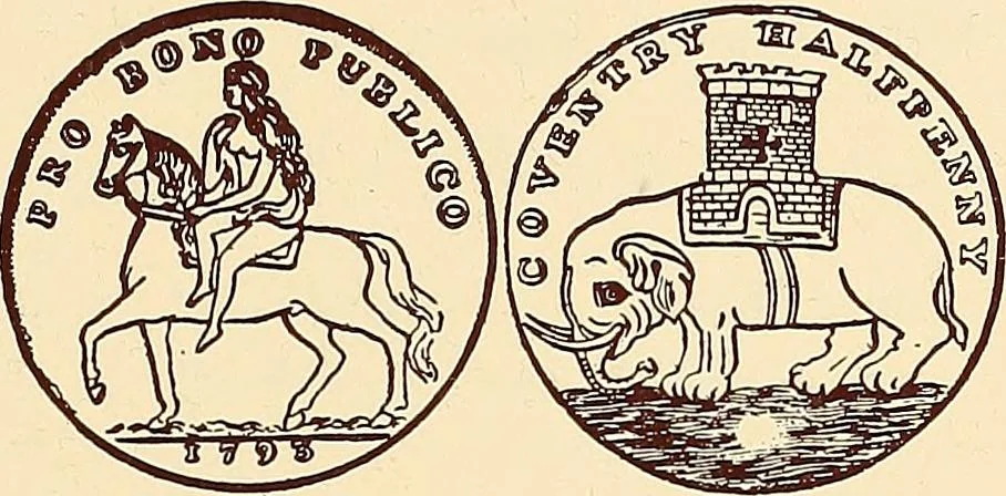 An illustration from Catalogue of the extensive and valuable James Ten Eyck numismatic collection of rare coins and medals of the world, 1922, leaf 172
