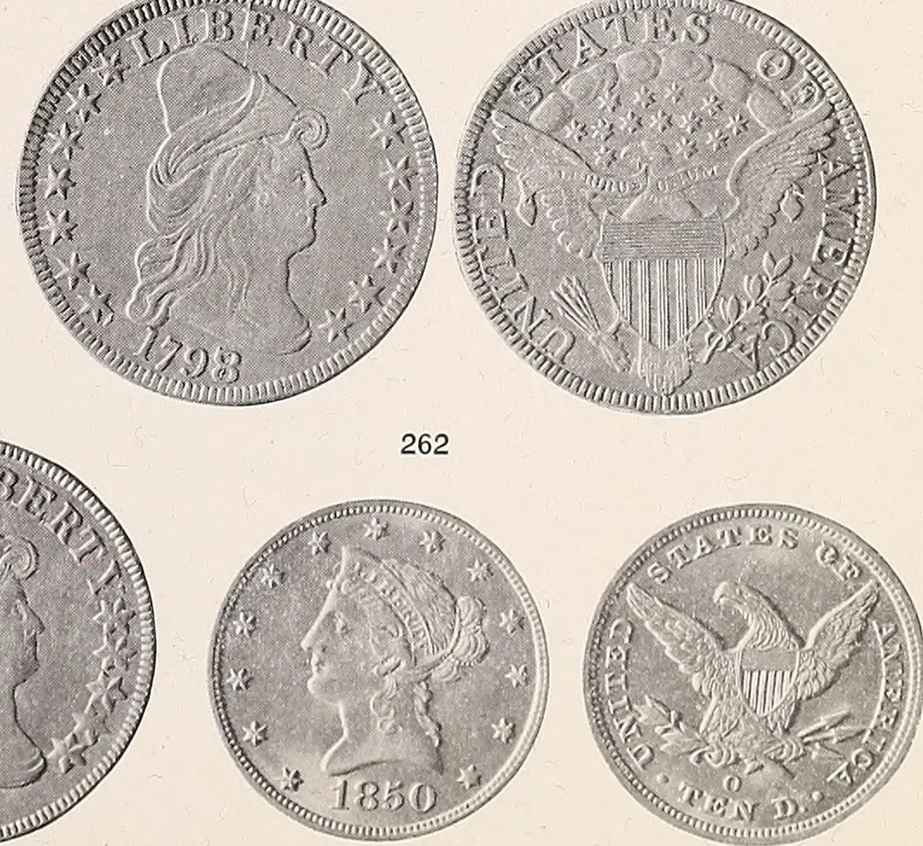 An illustration from Catalogue of the extensive and valuable James Ten Eyck numismatic collection of rare coins and medals of the world, 1922, leaf 200