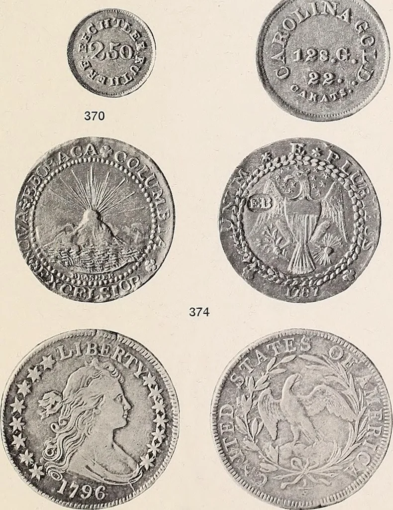 An illustration from Catalogue of the extensive and valuable James Ten Eyck numismatic collection of rare coins and medals of the world, 1922, leaf 202