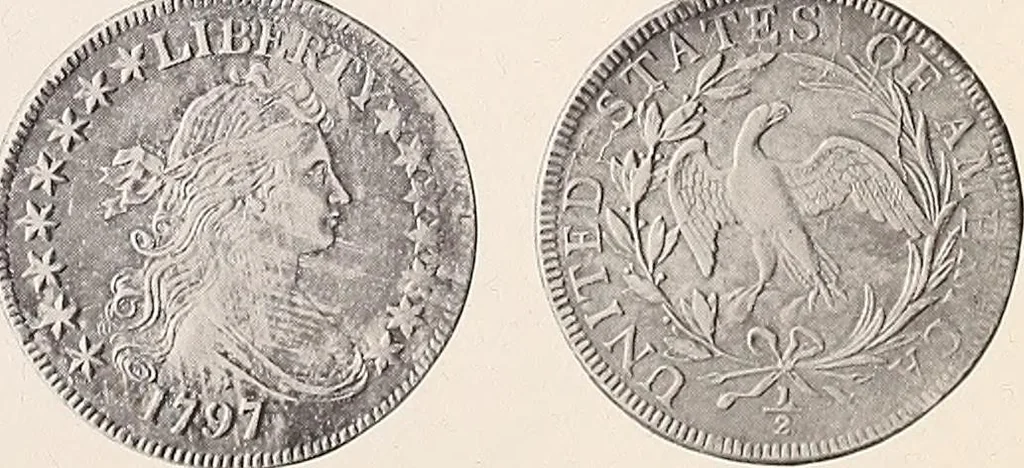 An illustration from Catalogue of the extensive and valuable James Ten Eyck numismatic collection of rare coins and medals of the world, 1922, leaf 202