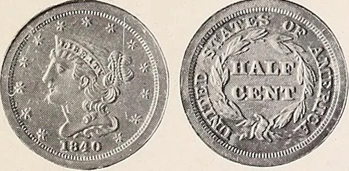 An illustration from Catalogue of the extensive and valuable James Ten Eyck numismatic collection of rare coins and medals of the world, 1922, leaf 208