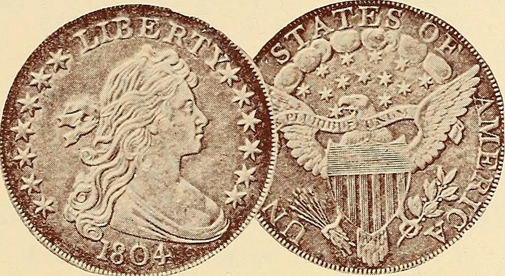 An illustration from Catalogue of the extensive and valuable James Ten Eyck numismatic collection of rare coins and medals of the world, 1922, leaf 40