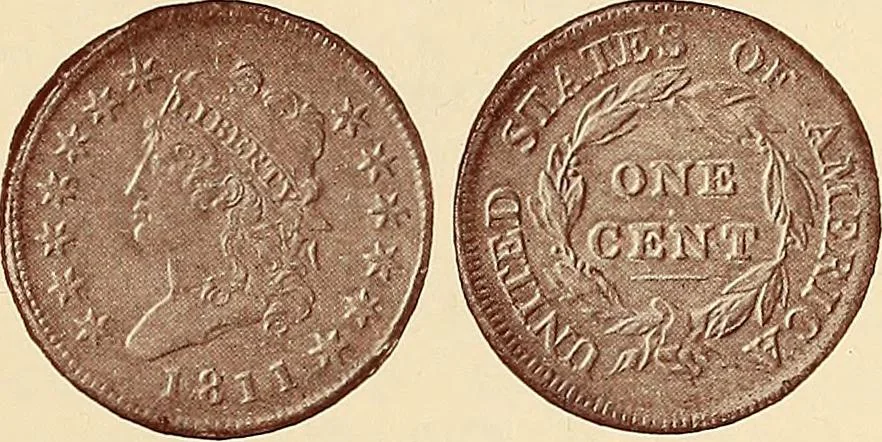 An illustration from Catalogue of the extensive and valuable James Ten Eyck numismatic collection of rare coins and medals of the world, 1922, leaf 80