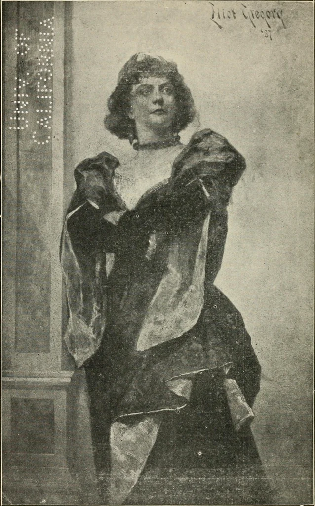 An illustration from Catalogue of extremely rare valuable antiquities, furniture and objets d'art ... on exhibition, Feb. 26, 27 and 28 ... The scenery will be shown at the Terminal Warehouse, by permission of the auctioneer, at absolute sale Monday March 2d and afternoons following at 2 o'clock, 1900, leaf 7