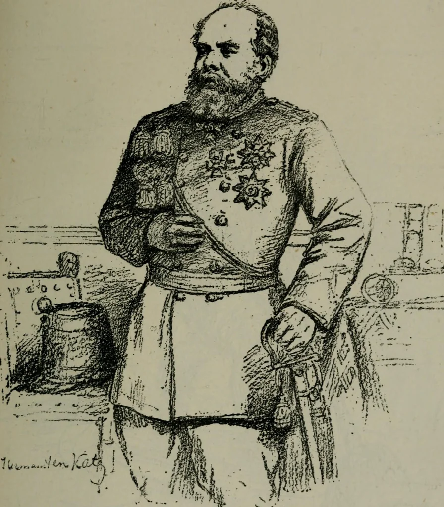 An illustration from Catalogue illustré officiel de la Section des beaux-arts de l'Exposition universelle d'Amsterdam, contenant environ 200 reproductions d'après les dessins originaux des artistes, 1883, leaf 128