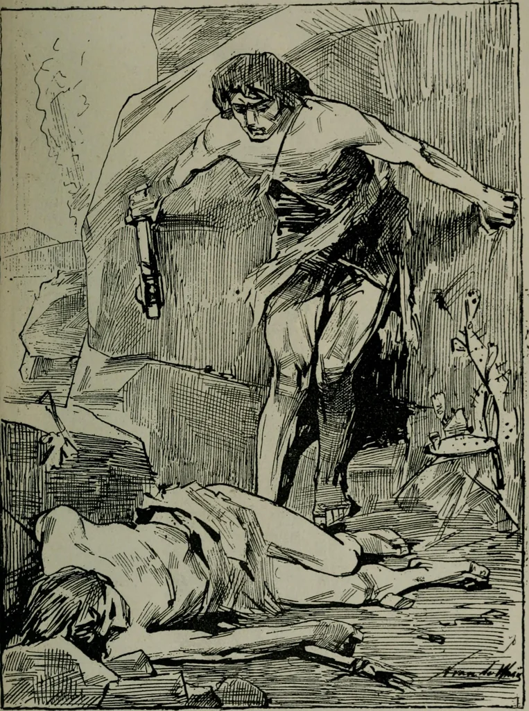 An illustration from Catalogue illustré officiel de la Section des beaux-arts de l'Exposition universelle d'Amsterdam, contenant environ 200 reproductions d'après les dessins originaux des artistes, 1883, leaf 134