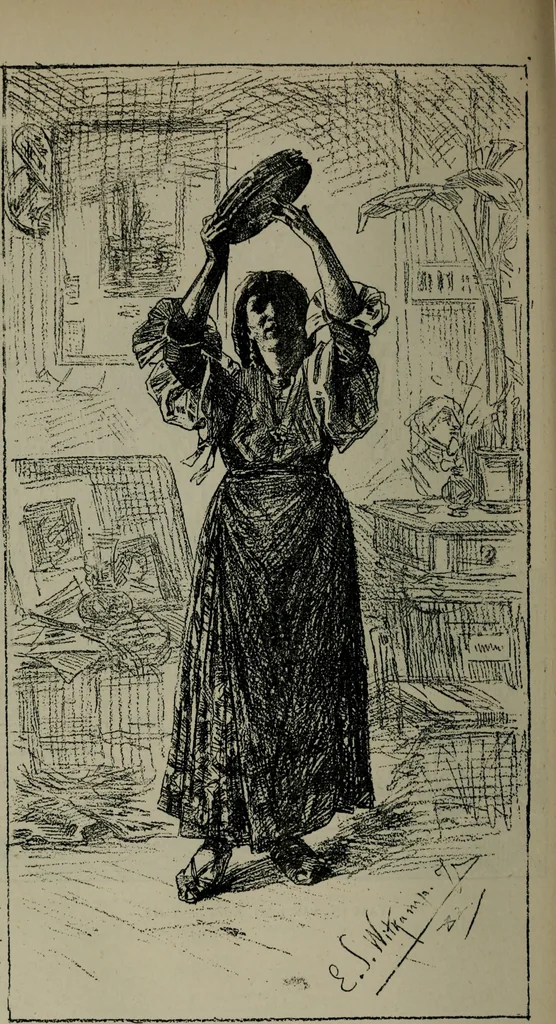 An illustration from Catalogue illustré officiel de la Section des beaux-arts de l'Exposition universelle d'Amsterdam, contenant environ 200 reproductions d'après les dessins originaux des artistes, 1883, leaf 135
