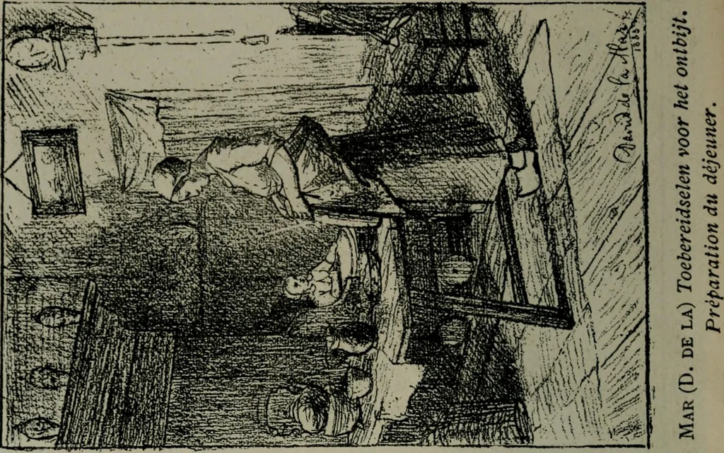 An illustration from Catalogue illustré officiel de la Section des beaux-arts de l'Exposition universelle d'Amsterdam, contenant environ 200 reproductions d'après les dessins originaux des artistes, 1883, leaf 141