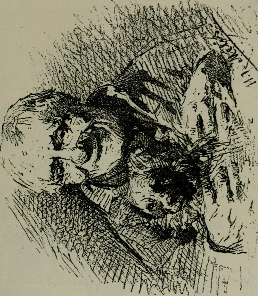 An illustration from Catalogue illustré officiel de la Section des beaux-arts de l'Exposition universelle d'Amsterdam, contenant environ 200 reproductions d'après les dessins originaux des artistes, 1883, leaf 142