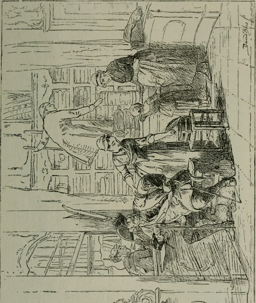An illustration from Catalogue illustré officiel de la Section des beaux-arts de l'Exposition universelle d'Amsterdam, contenant environ 200 reproductions d'après les dessins originaux des artistes, 1883, leaf 144