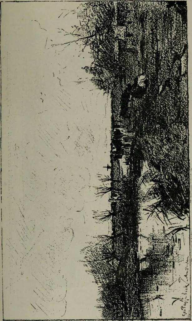 An illustration from Catalogue illustré officiel de la Section des beaux-arts de l'Exposition universelle d'Amsterdam, contenant environ 200 reproductions d'après les dessins originaux des artistes, 1883, leaf 150