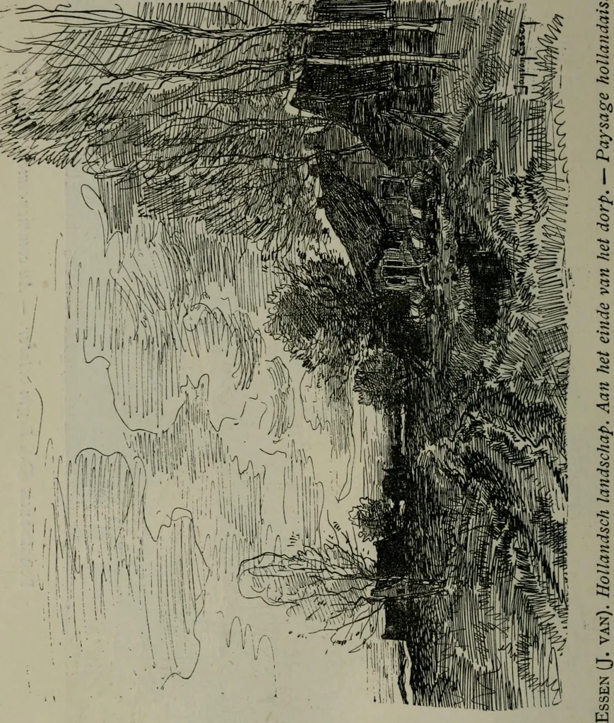 An illustration from Catalogue illustré officiel de la Section des beaux-arts de l'Exposition universelle d'Amsterdam, contenant environ 200 reproductions d'après les dessins originaux des artistes, 1883, leaf 151