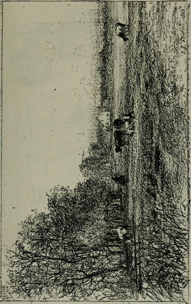 An illustration from Catalogue illustré officiel de la Section des beaux-arts de l'Exposition universelle d'Amsterdam, contenant environ 200 reproductions d'après les dessins originaux des artistes, 1883, leaf 154