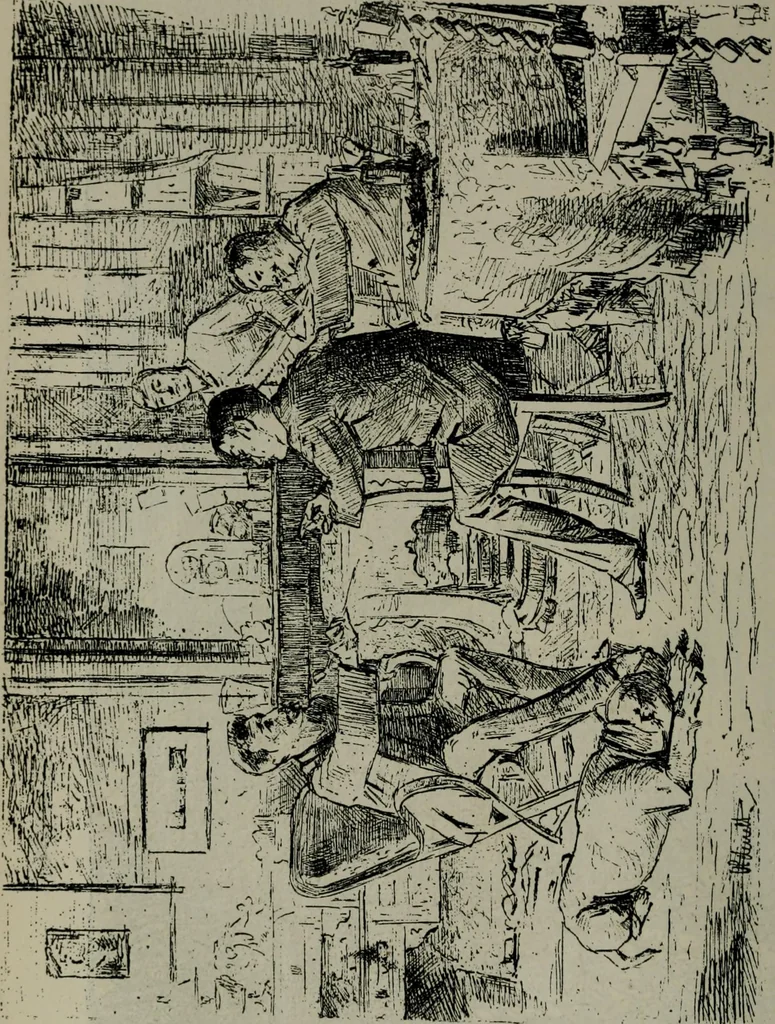 An illustration from Catalogue illustré officiel de la Section des beaux-arts de l'Exposition universelle d'Amsterdam, contenant environ 200 reproductions d'après les dessins originaux des artistes, 1883, leaf 155