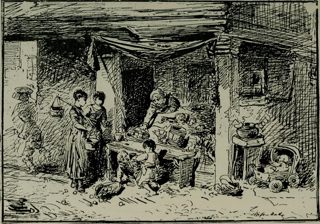 An illustration from Catalogue illustré officiel de la Section des beaux-arts de l'Exposition universelle d'Amsterdam, contenant environ 200 reproductions d'après les dessins originaux des artistes, 1883, leaf 160