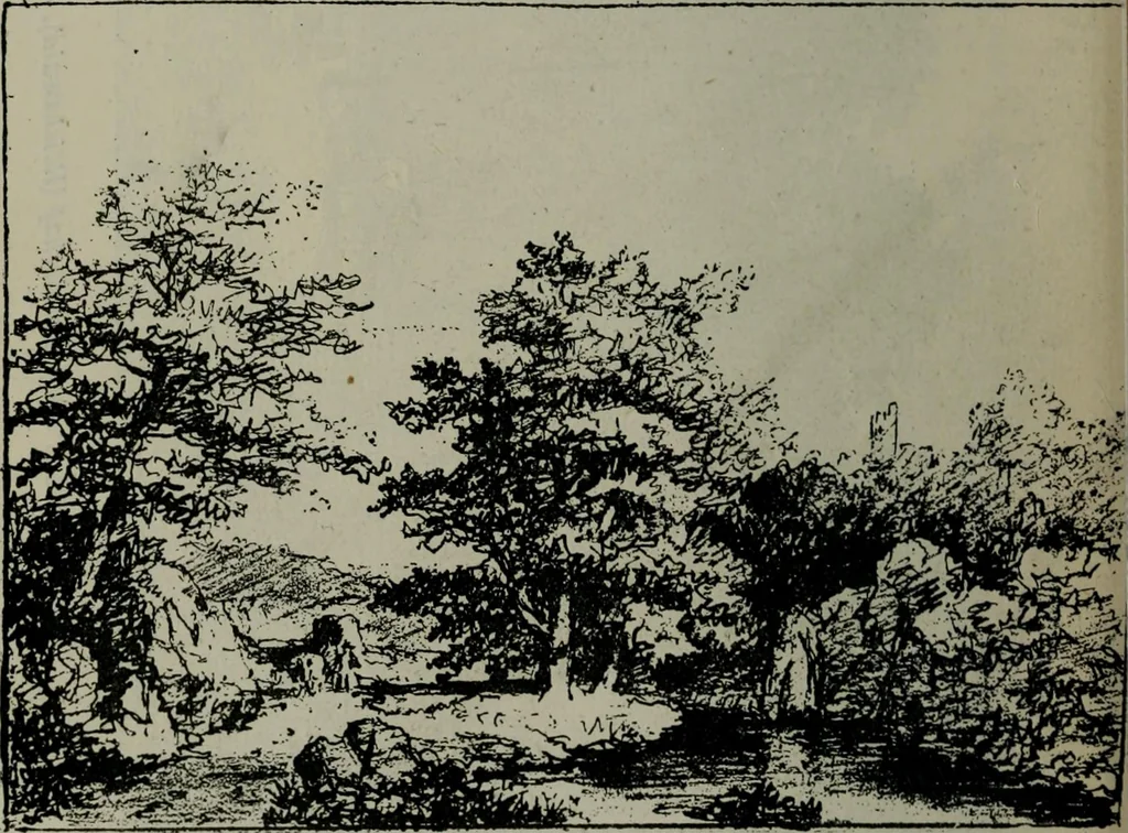An illustration from Catalogue illustré officiel de la Section des beaux-arts de l'Exposition universelle d'Amsterdam, contenant environ 200 reproductions d'après les dessins originaux des artistes, 1883, leaf 163