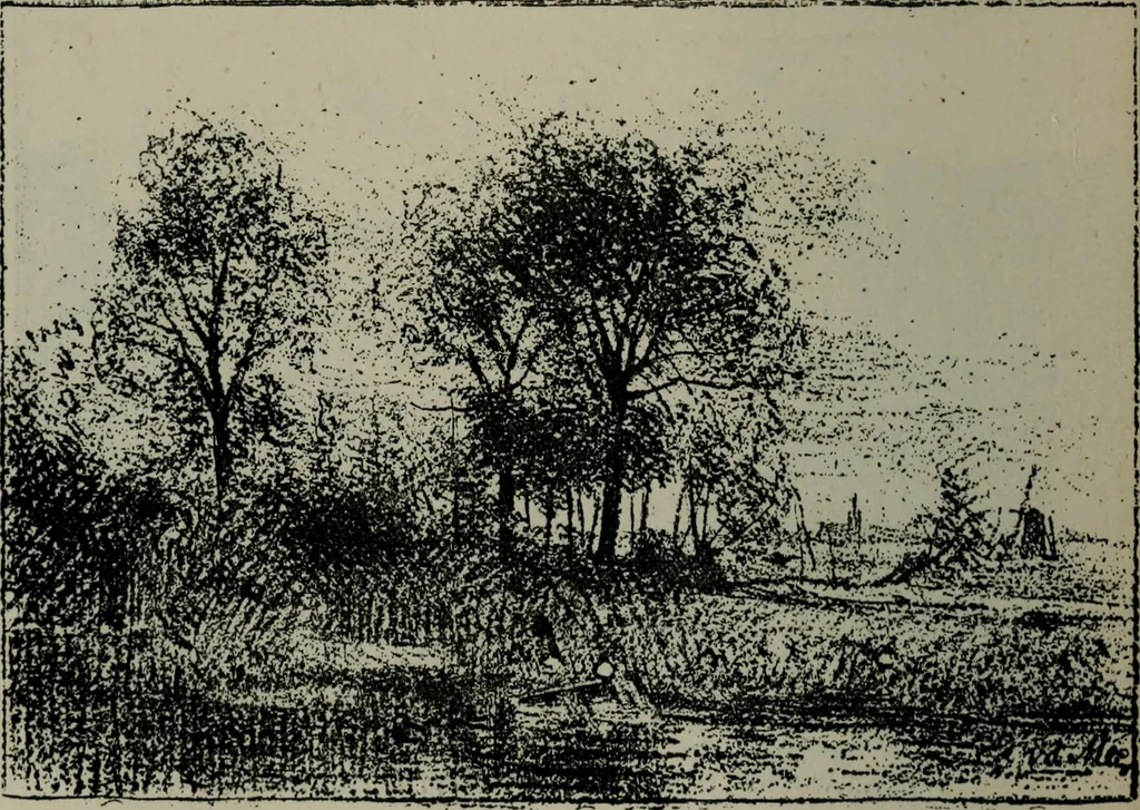 An illustration from Catalogue illustré officiel de la Section des beaux-arts de l'Exposition universelle d'Amsterdam, contenant environ 200 reproductions d'après les dessins originaux des artistes, 1883, leaf 165