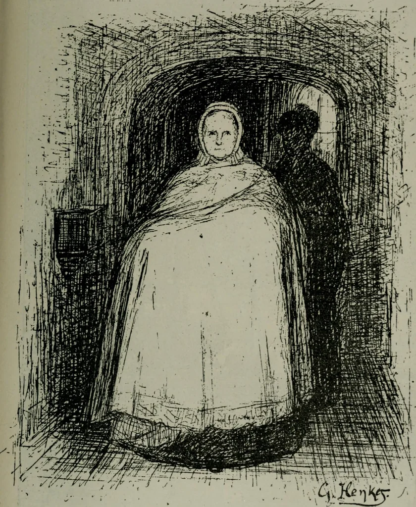 An illustration from Catalogue illustré officiel de la Section des beaux-arts de l'Exposition universelle d'Amsterdam, contenant environ 200 reproductions d'après les dessins originaux des artistes, 1883, leaf 168