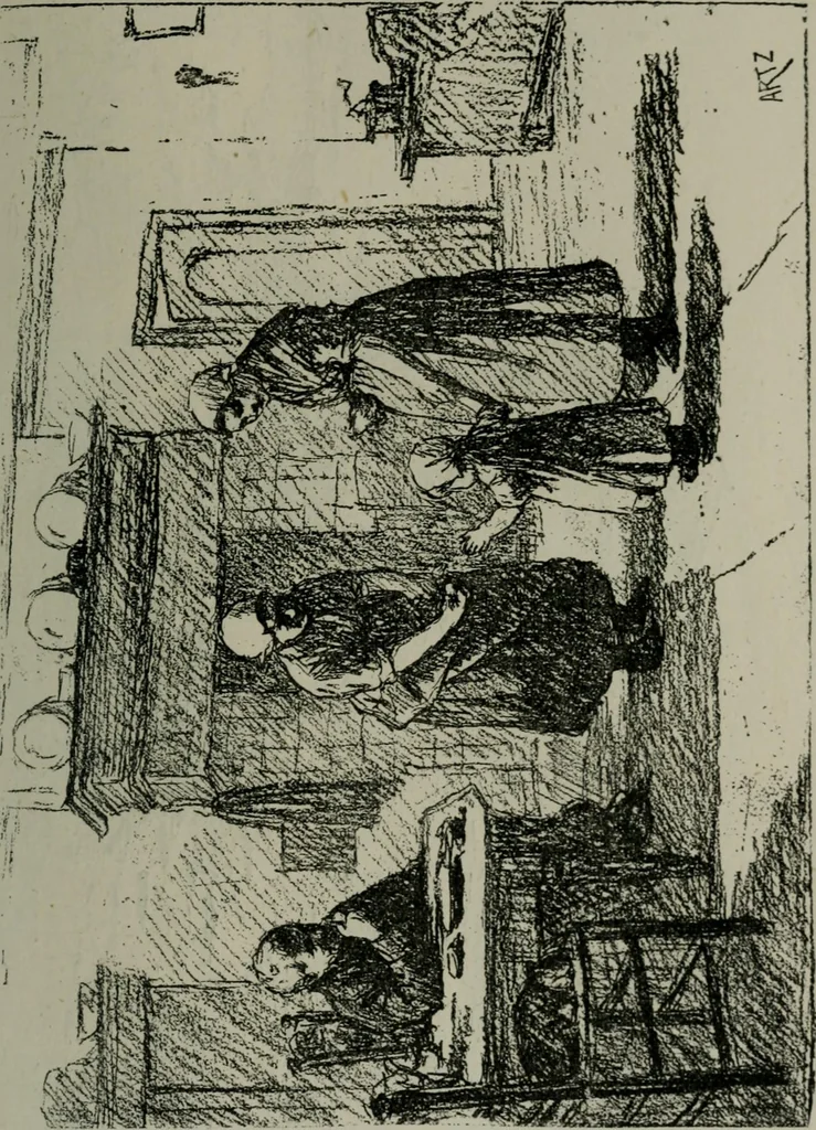 An illustration from Catalogue illustré officiel de la Section des beaux-arts de l'Exposition universelle d'Amsterdam, contenant environ 200 reproductions d'après les dessins originaux des artistes, 1883, leaf 176