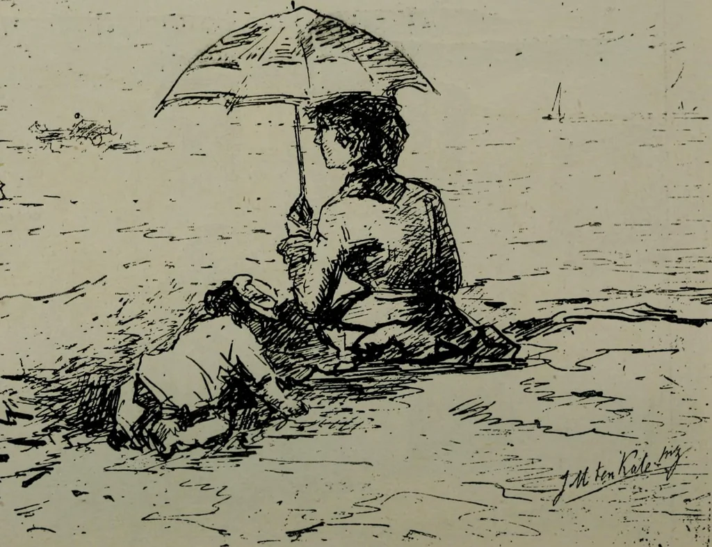 An illustration from Catalogue illustré officiel de la Section des beaux-arts de l'Exposition universelle d'Amsterdam, contenant environ 200 reproductions d'après les dessins originaux des artistes, 1883, leaf 177
