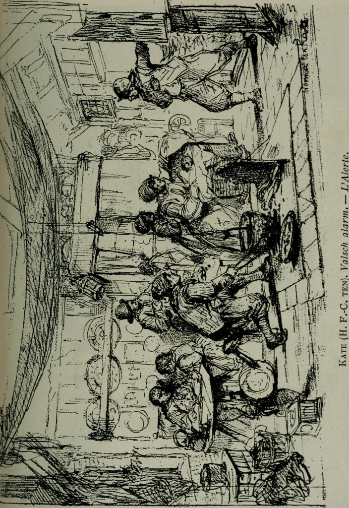 An illustration from Catalogue illustré officiel de la Section des beaux-arts de l'Exposition universelle d'Amsterdam, contenant environ 200 reproductions d'après les dessins originaux des artistes, 1883, leaf 178